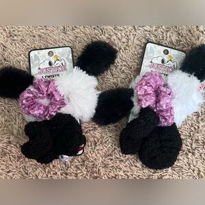 Justice Peanuts Snoopy Girls Hair Twisters 3-Piece Set 2 Sets